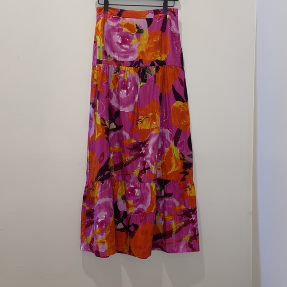 Trina Turk Floral Maxi Skirt-size 0 - Picture 5 of 11